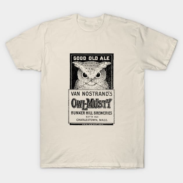 Owl-Musty Ale T-Shirt by GloopTrekker